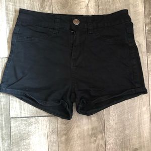 Simple black shorts